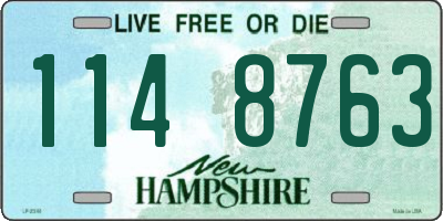 NH license plate 1148763