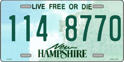 NH license plate 1148770