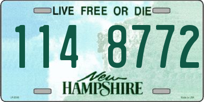 NH license plate 1148772