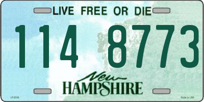 NH license plate 1148773