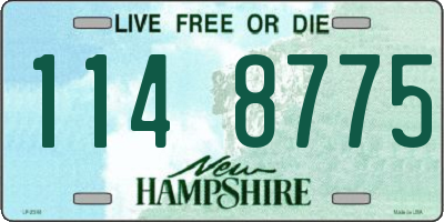 NH license plate 1148775