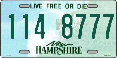 NH license plate 1148777