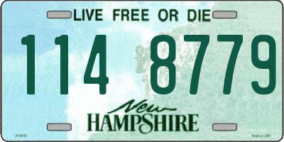 NH license plate 1148779