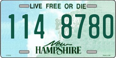 NH license plate 1148780