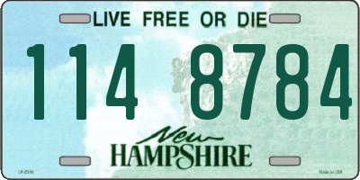 NH license plate 1148784