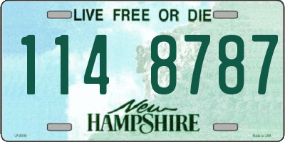 NH license plate 1148787