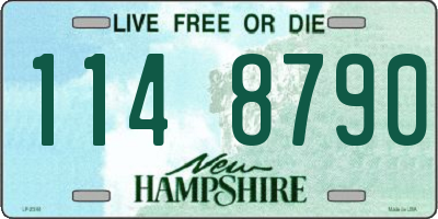 NH license plate 1148790