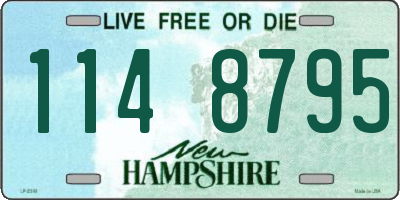 NH license plate 1148795