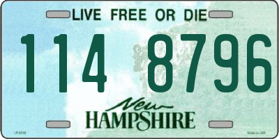 NH license plate 1148796