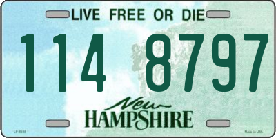 NH license plate 1148797