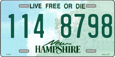 NH license plate 1148798