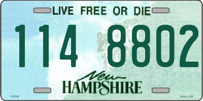 NH license plate 1148802