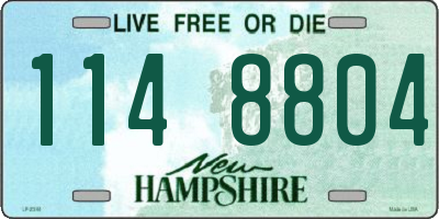 NH license plate 1148804