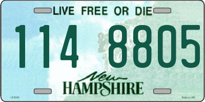NH license plate 1148805