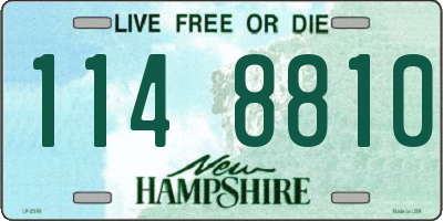 NH license plate 1148810