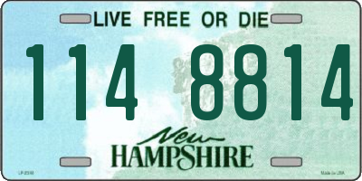 NH license plate 1148814