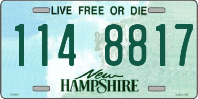 NH license plate 1148817