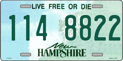 NH license plate 1148822