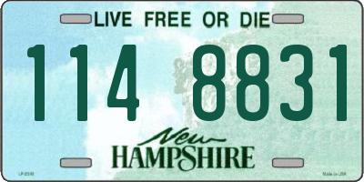 NH license plate 1148831