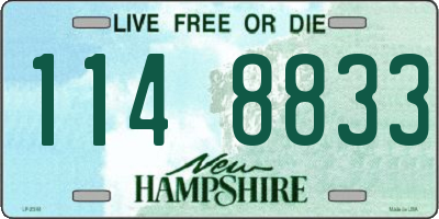 NH license plate 1148833