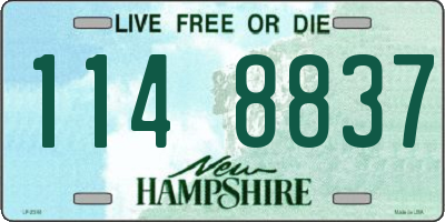 NH license plate 1148837