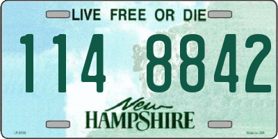 NH license plate 1148842