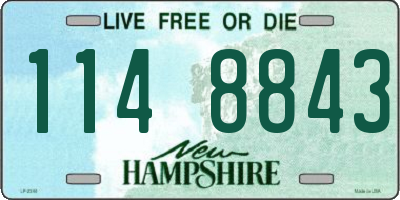 NH license plate 1148843