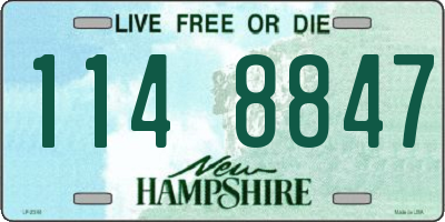NH license plate 1148847