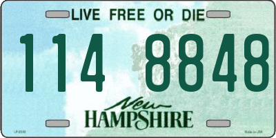 NH license plate 1148848