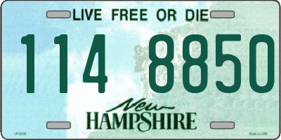 NH license plate 1148850