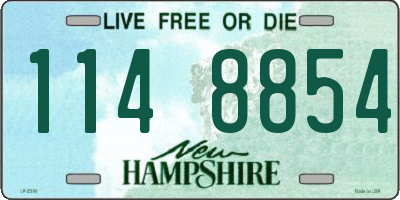 NH license plate 1148854