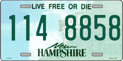 NH license plate 1148858