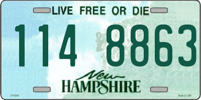 NH license plate 1148863