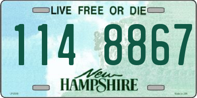 NH license plate 1148867