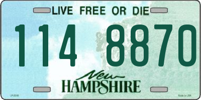 NH license plate 1148870