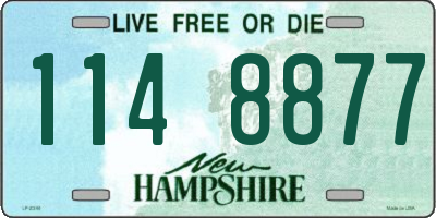 NH license plate 1148877