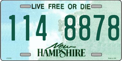 NH license plate 1148878