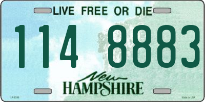 NH license plate 1148883