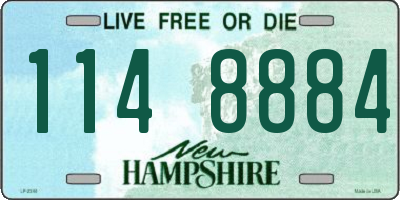 NH license plate 1148884