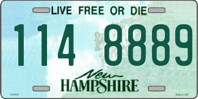 NH license plate 1148889