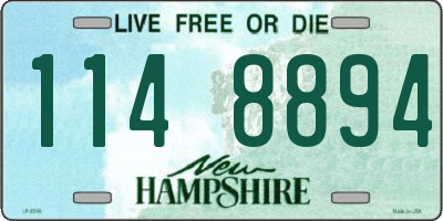 NH license plate 1148894