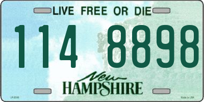 NH license plate 1148898