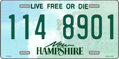 NH license plate 1148901