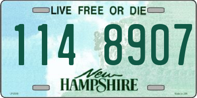 NH license plate 1148907