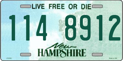 NH license plate 1148912