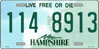 NH license plate 1148913