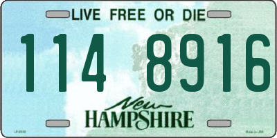 NH license plate 1148916