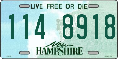 NH license plate 1148918