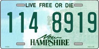 NH license plate 1148919