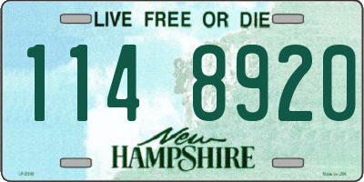 NH license plate 1148920